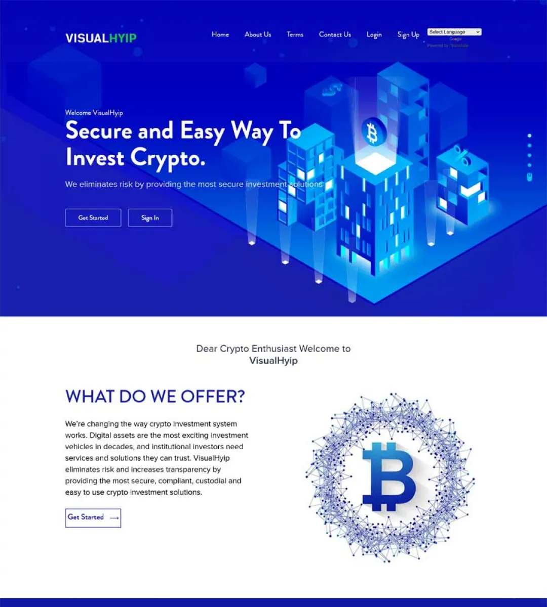 Investment Hyip Template ID - ZVPT1474 demo Page 2