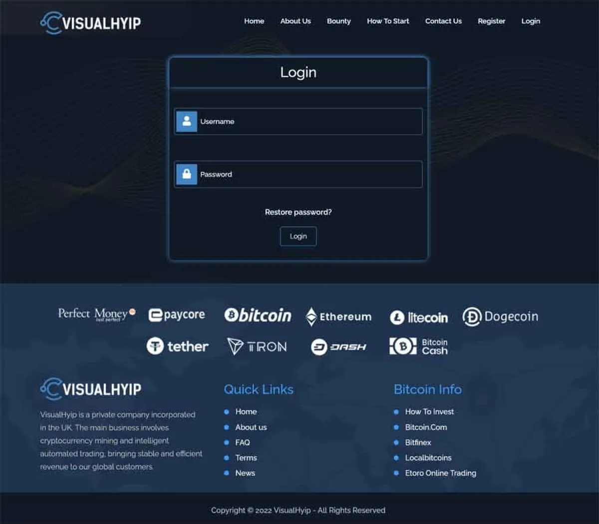 Investment Hyip Template ID - ZVPT1478 demo Page 3