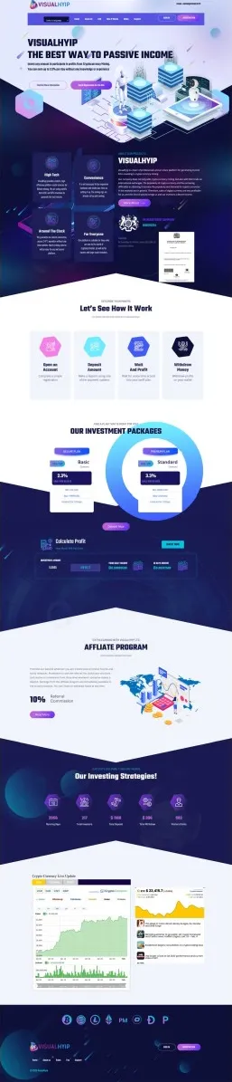Investment Hyip Template ID - ZVPT1491 Preview