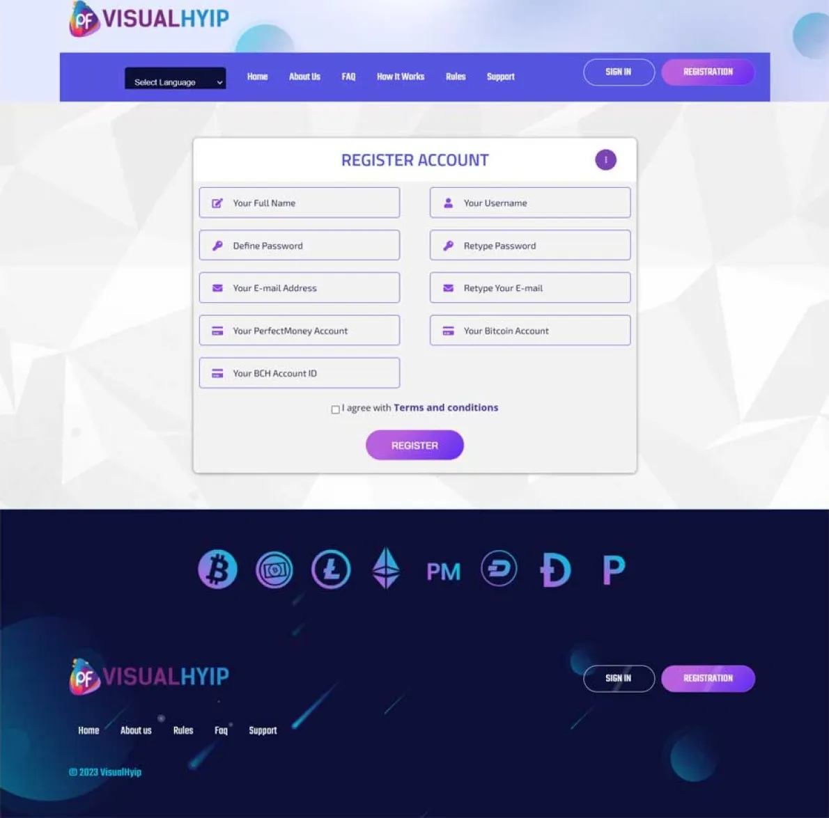 Investment Hyip Template ID - ZVPT1491 demo Page 3
