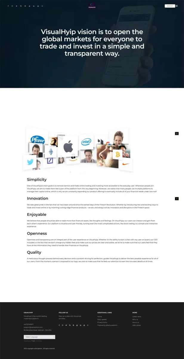 Investment Hyip Template ID - ZVPT1505 demo Page 5