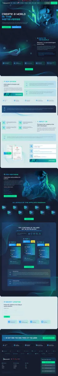 Investment Hyip Template ID - ZVPT1506 Preview