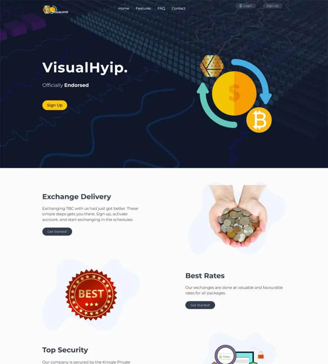 Investment Hyip Template ID - ZVPT1507 demo Page 2