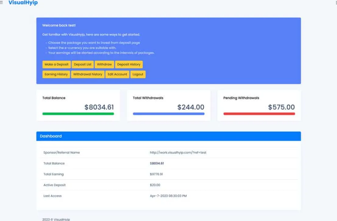 Investment Hyip Template ID - ZVPT1512 demo Page 4