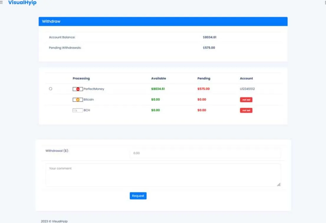Investment Hyip Template ID - ZVPT1512 demo Page 5