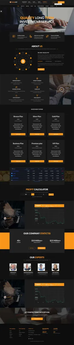 Investment Hyip Template ID - ZVPT1518 Preview