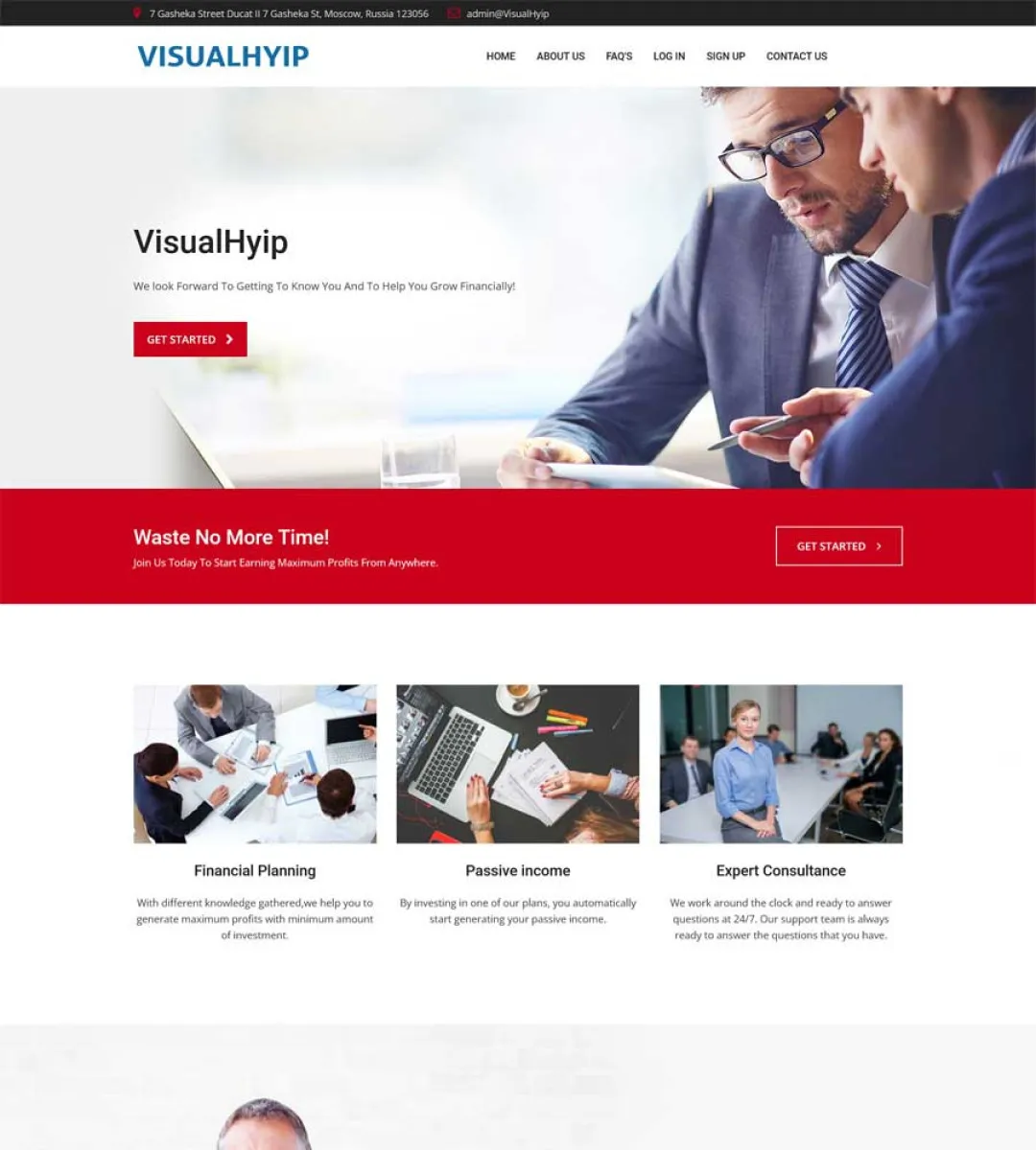 Investment Hyip Template ID - ZVPT1521 demo Page 2