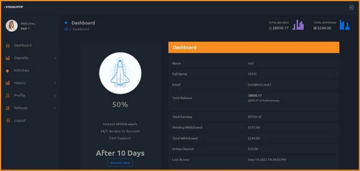 Investment Hyip Template ID - ZVPT1521 demo Page 4