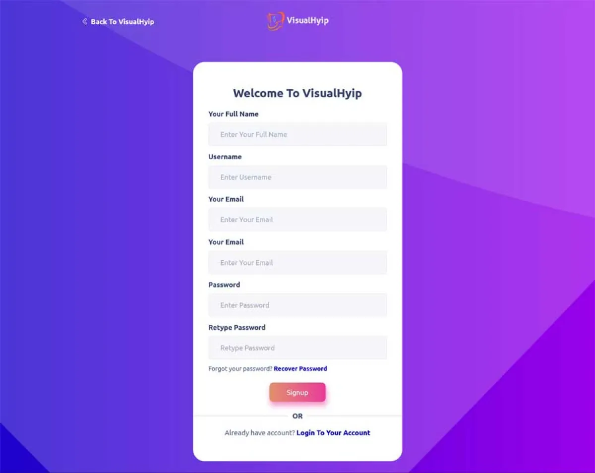 Investment Hyip Template ID - ZVPT1522 demo Page 3