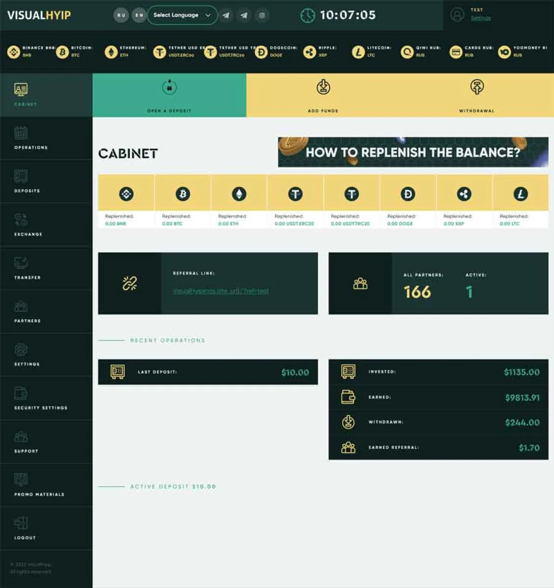 Investment Hyip Template ID - ZVPT1525 demo Page 4