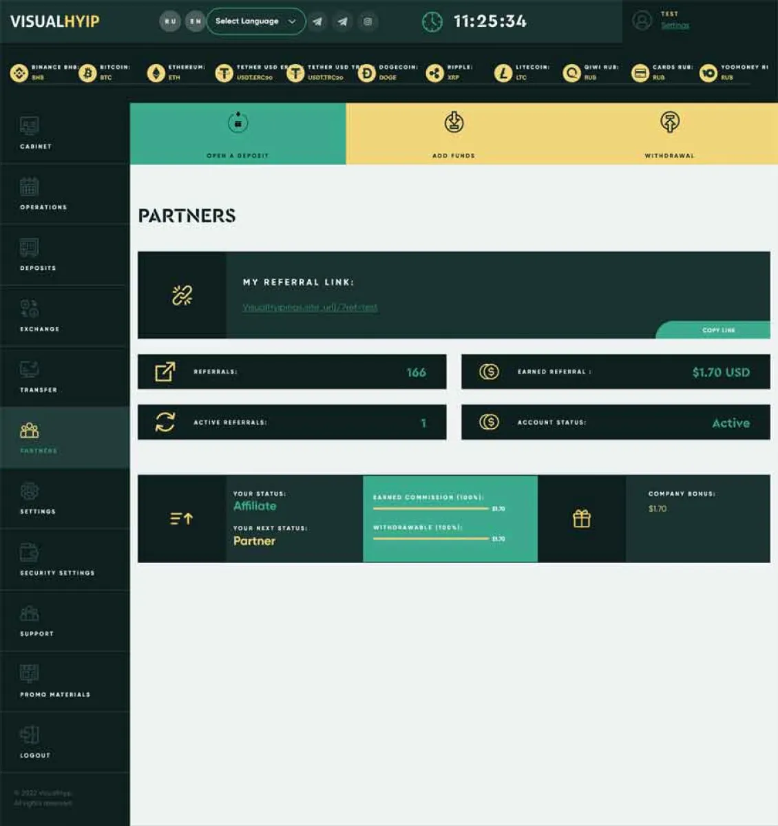 Investment Hyip Template ID - ZVPT1525 demo Page 5