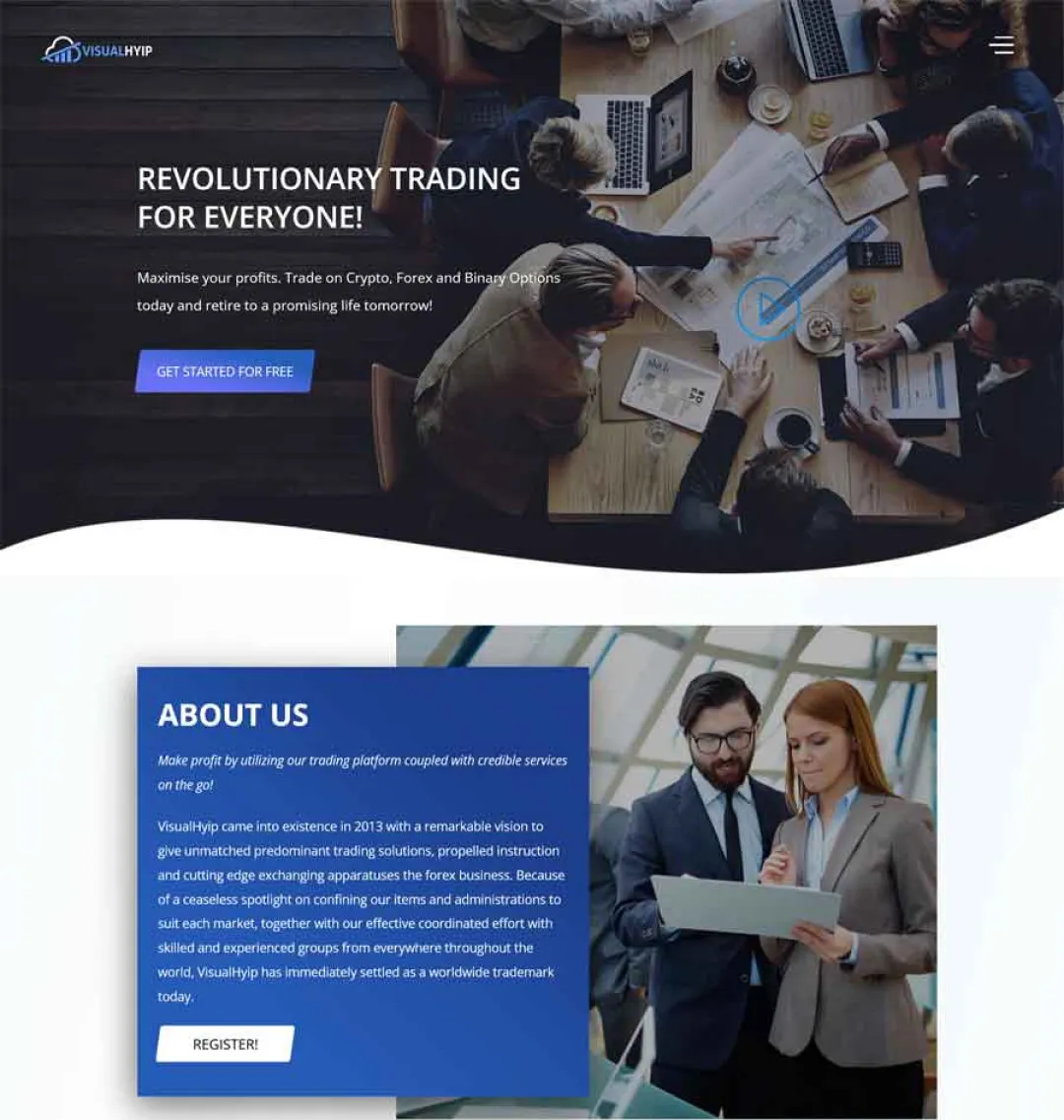 Investment Hyip Template ID - ZVPT1526 demo Page 2