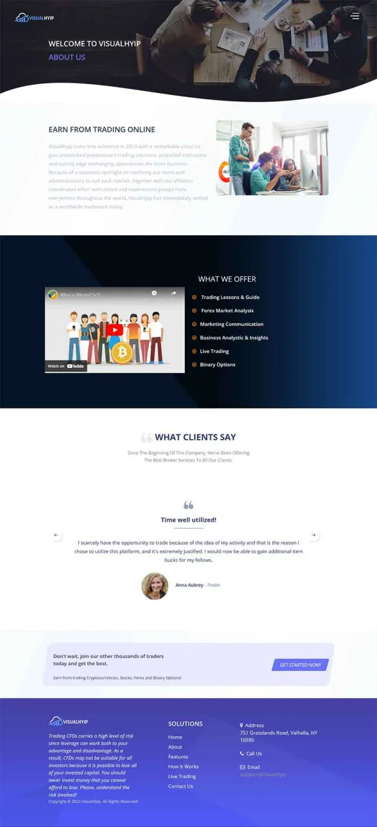 Investment Hyip Template ID - ZVPT1526 demo Page 5