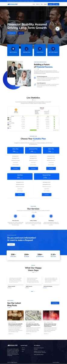 Investment Hyip Template ID - ZVPT1529 Preview