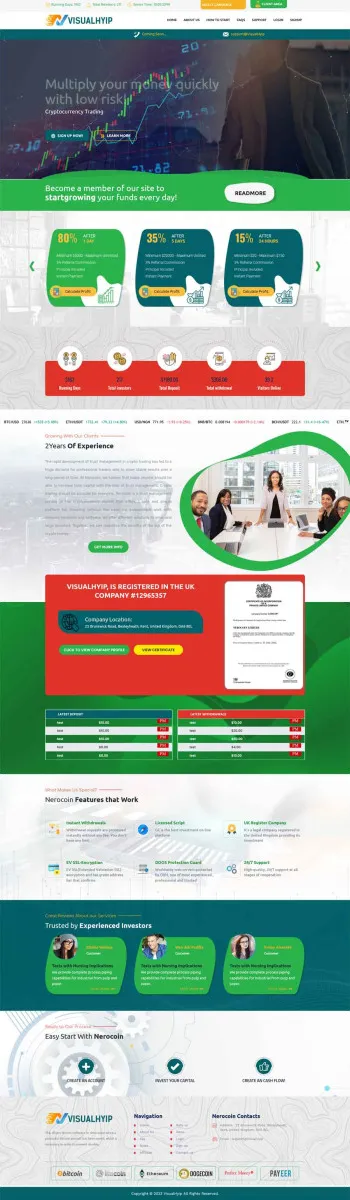 Investment Hyip Template ID - ZVPT1530 Preview