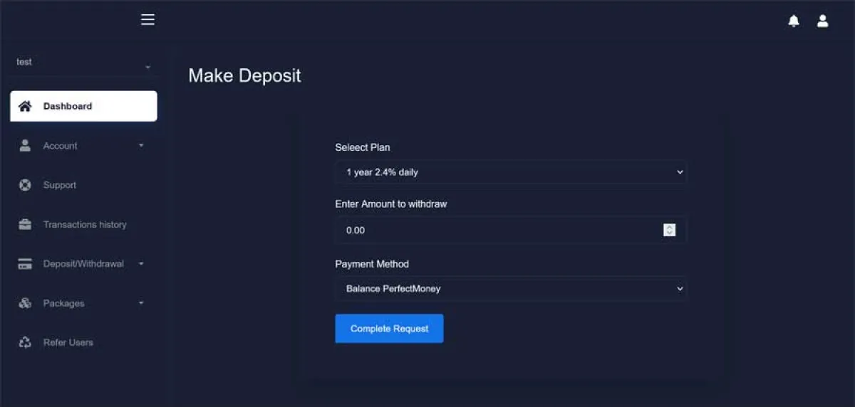 Investment Hyip Template ID - ZVPT1531 demo Page 5