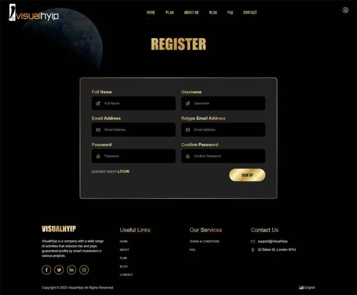 Investment Hyip Template ID - ZVPT1534 demo Page 3