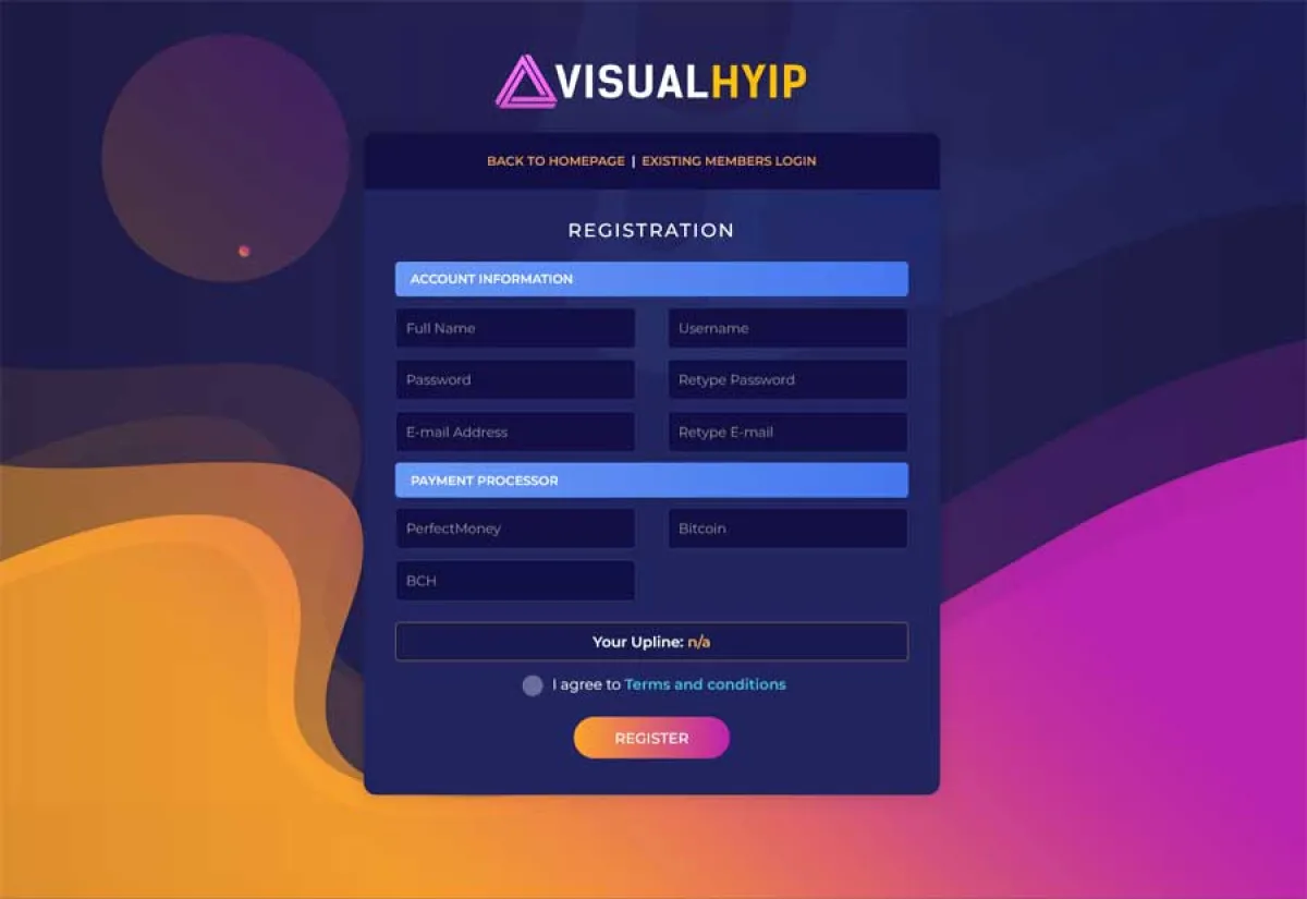 Investment Hyip Template ID - ZVPT1535 demo Page 3