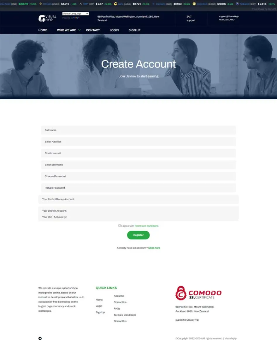 Investment Hyip Template ID - ZVPT1541 demo Page 3
