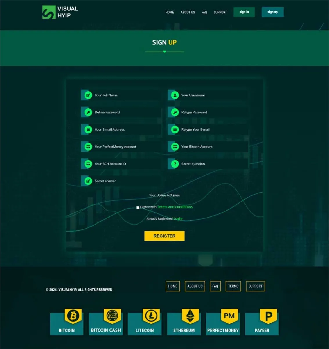 Investment Hyip Template ID - ZVPT1554 demo Page 3