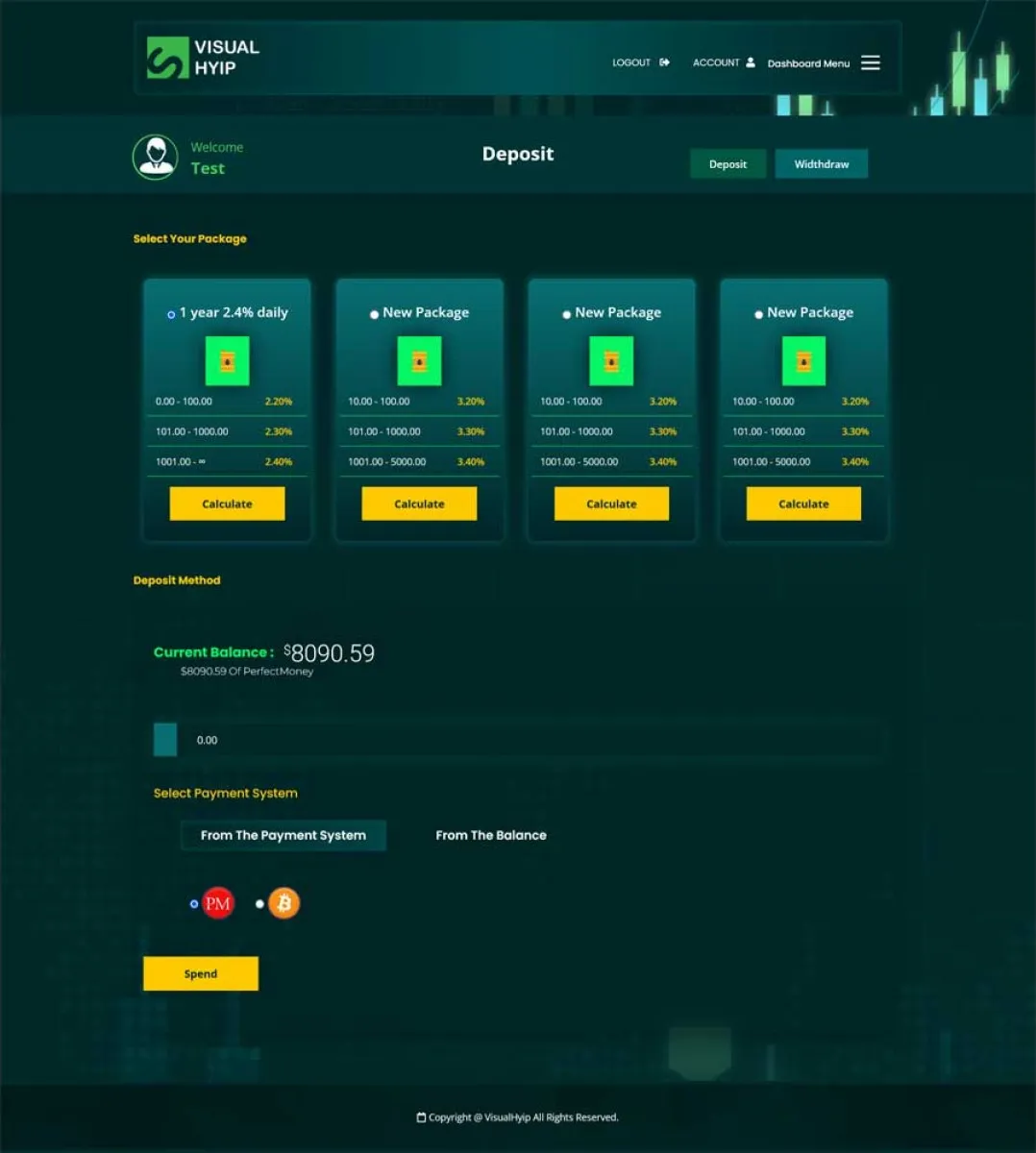 Investment Hyip Template ID - ZVPT1554 demo Page 5