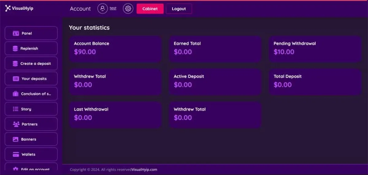 Investment Hyip Template ID - ZVPT1555 demo Page 4