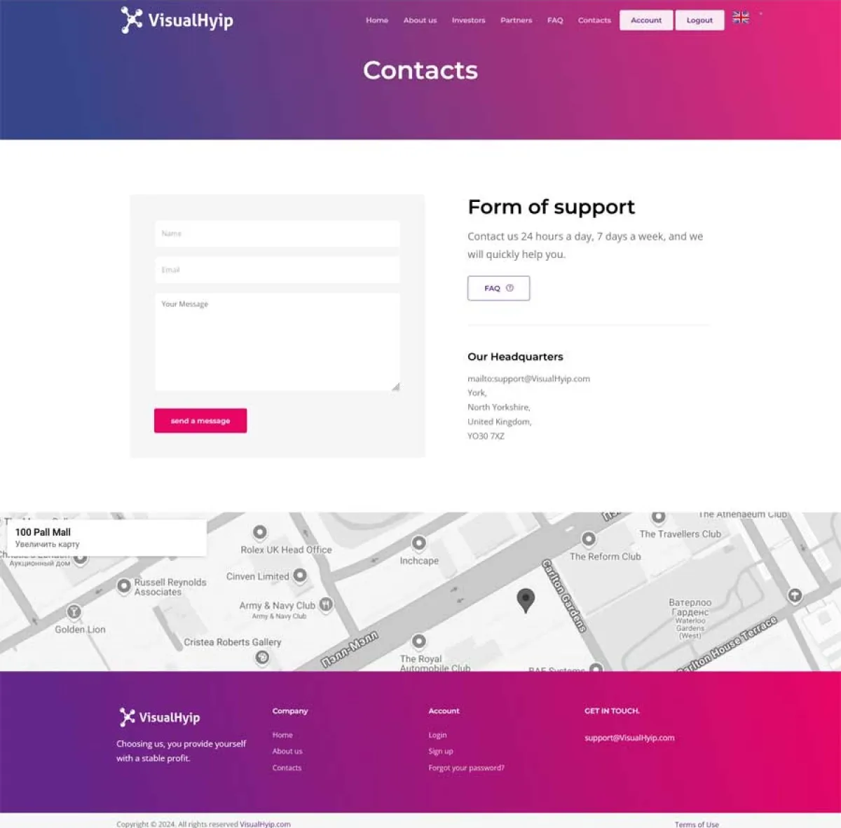 Investment Hyip Template ID - ZVPT1555 demo Page 5