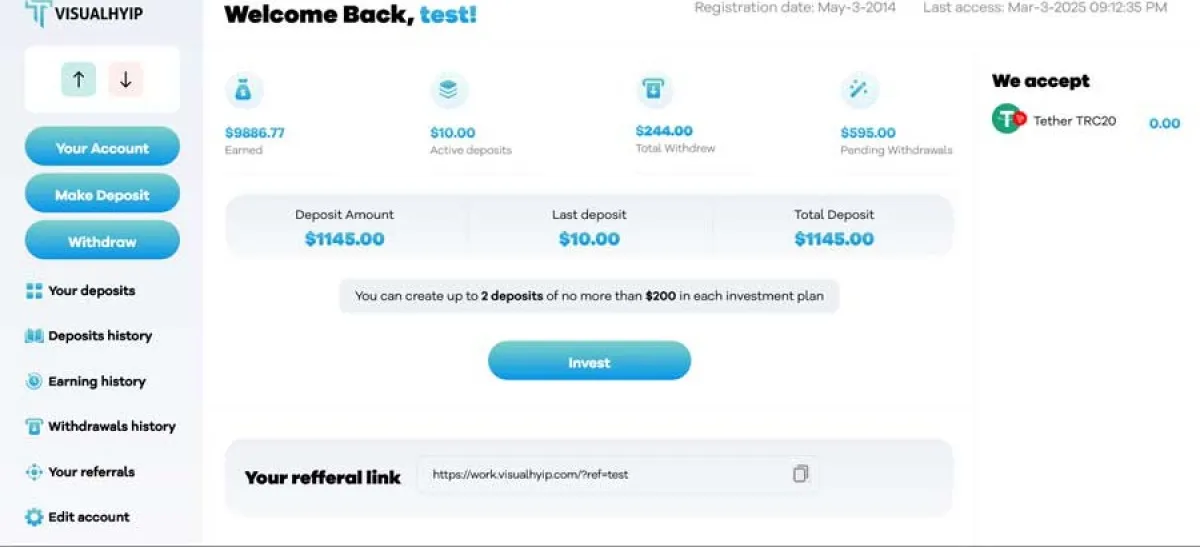 Investment Hyip Template ID - ZVPT1566 demo Page 4