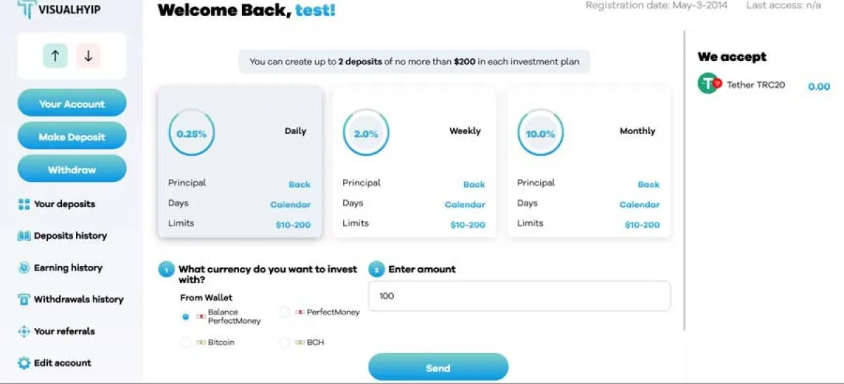Investment Hyip Template ID - ZVPT1566 demo Page 5