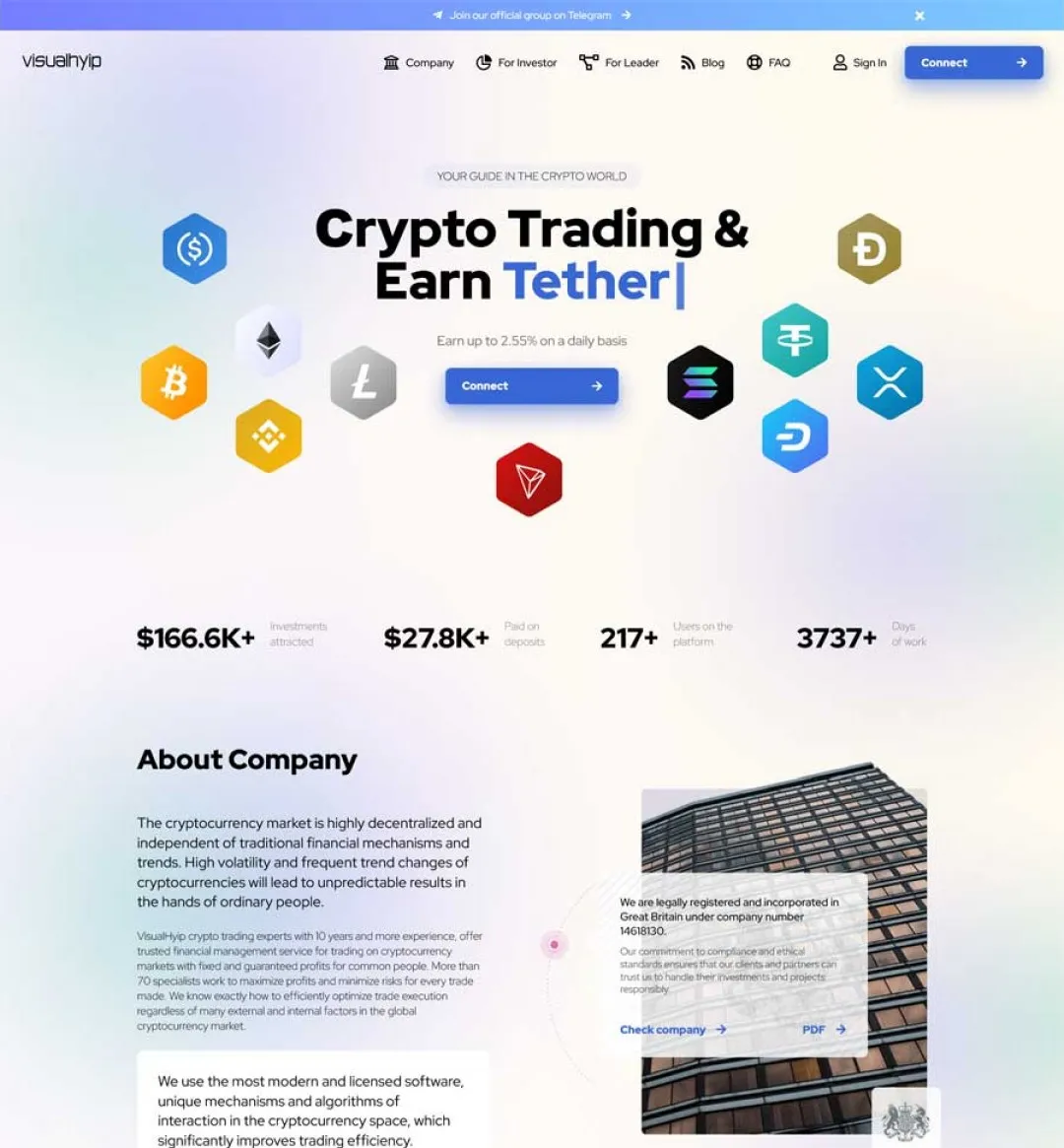 Investment Hyip Template ID - ZVPT1572 demo Page 2